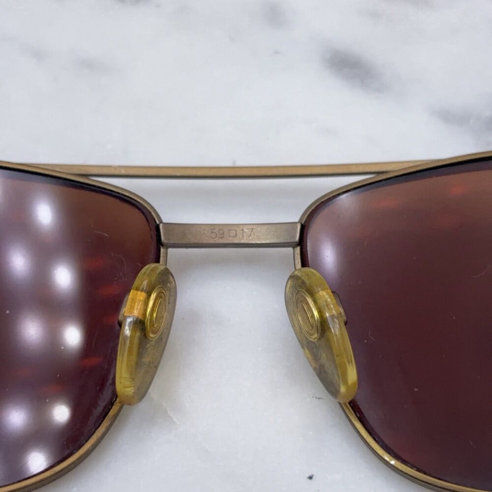 Sergio Tacchini ST 1060-S T8060-S-P Large Bronze Gold Sunglasses Frames Only 140 - Picture 7 of 10